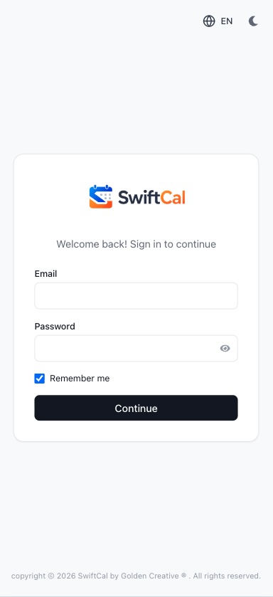 SwiftCal app screen 3